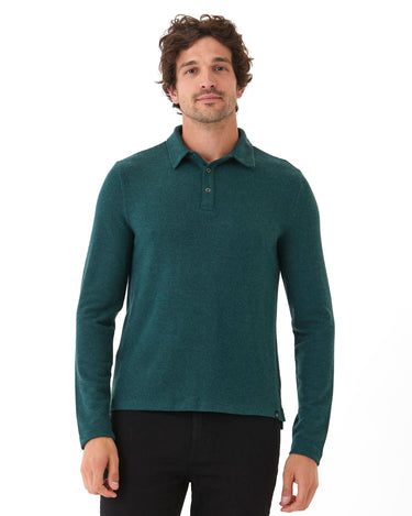 Henrique Sweater Knit Long Sleeve Polo Mens Outerwear Sweater Threads 4 Thought 