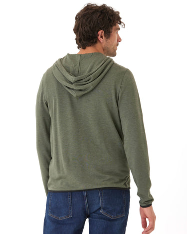 Khris 1/4 Zip Feather Fleece Hoodie Mens Outerwear Sweatshirt Threads 4 Thought 