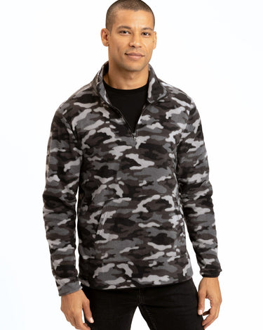 Pershing Camo Half-Zip Mens Outerwear Sweatshirt Threads 4 Thought 