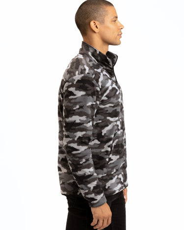 Pershing Camo Half-Zip Mens Outerwear Sweatshirt Threads 4 Thought 