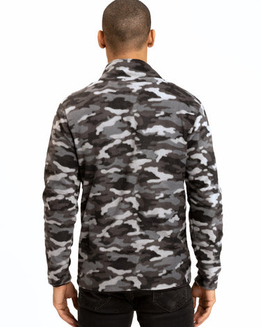 Pershing Camo Half-Zip Mens Outerwear Sweatshirt Threads 4 Thought 