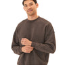 Rudy Triblend Fleece Drop Shoulder Sweatshirt Mens Outerwear Sweatshirt Threads 4 Thought 