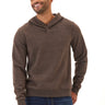 Kieran Triblend Fleece Henley Hoodie Mens Tops Tshirt Long Henley Threads 4 Thought 