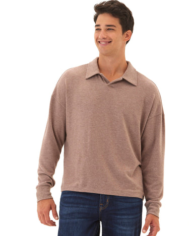 Guillermo Sweater Knit Pullover Polo Mens Outerwear Sweater Threads 4 Thought 