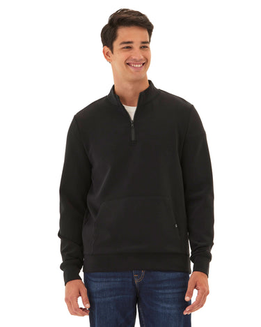 Trevor Peached Modal 1/2 Zip Mens Outerwear Sweatshirt Threads 4 Thought 