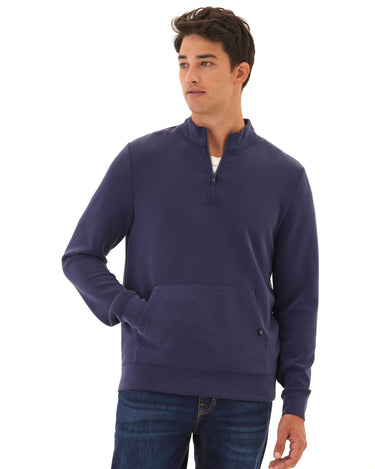 Trevor Peached Modal 1/2 Zip Mens Outerwear Sweatshirt Threads 4 Thought 