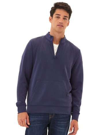 Trevor Peached Modal 1/2 Zip Mens Outerwear Sweatshirt Threads 4 Thought 