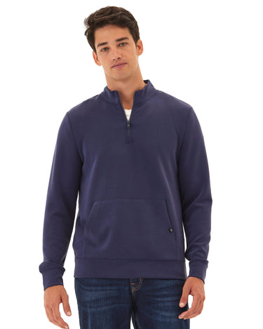 Trevor Peached Modal 1/2 Zip Mens Outerwear Sweatshirt Threads 4 Thought 