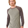 Triblend Long Sleeve Raglan Tee Mens Tops Tshirt Long Threads 4 Thought 