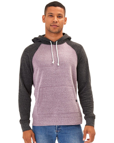 Triblend Fleece Colorblock Raglan Hoodie Mens Outerwear Sweatshirt Threads 4 Thought 