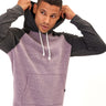 Triblend Fleece Colorblock Raglan Hoodie Mens Outerwear Sweatshirt Threads 4 Thought 