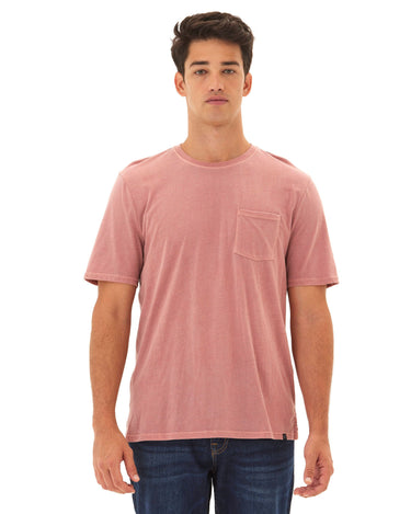 Skipper Mineral Wash Tee Mens Tops Tshirt Short Threads 4 Thought 