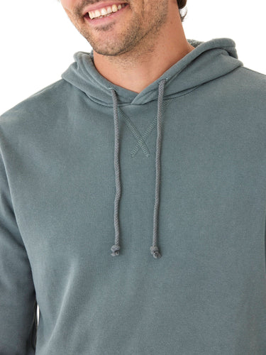 Mineral Wash Pullover Fleece Hoodie Mens Outerwear Sweatshirt Threads 4 Thought 