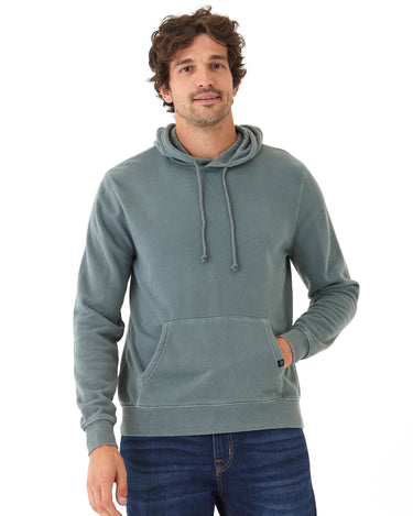 Mineral Wash Pullover Fleece Hoodie Mens Outerwear Sweatshirt Threads 4 Thought 