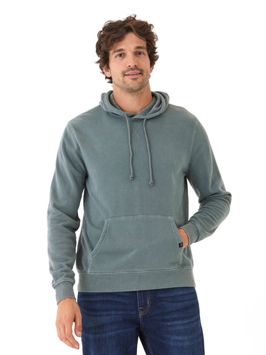 Mineral Wash Pullover Fleece Hoodie Mens Outerwear Sweatshirt Threads 4 Thought 