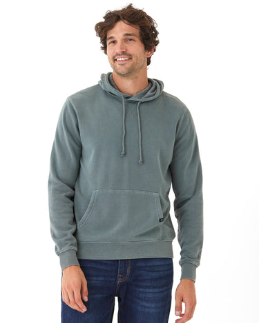 Mineral Wash Pullover Fleece Hoodie Mens Outerwear Sweatshirt Threads 4 Thought 