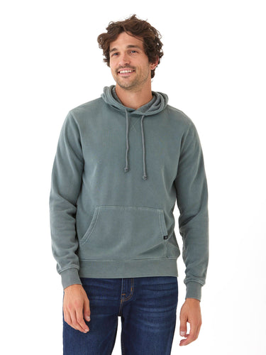 Mineral Wash Pullover Fleece Hoodie Mens Outerwear Sweatshirt Threads 4 Thought 