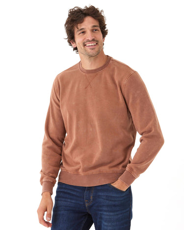 Mineral Wash Fleece Crew Mens Outerwear Sweatshirt Threads 4 Thought 