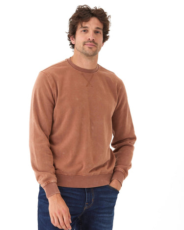 Mineral Wash Fleece Crew Mens Outerwear Sweatshirt Threads 4 Thought 