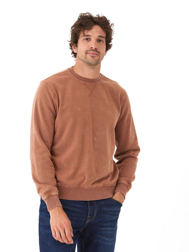 Mineral Wash Fleece Crew Mens Outerwear Sweatshirt Threads 4 Thought 