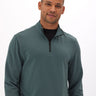 Kace Modal Fleece 1/4-Zip Mock Neck Mens Outerwear Sweatshirt Threads 4 Thought 