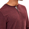 Long Sleeve Triblend 2-Button Henley Mens Tops Tshirt Long Threads 4 Thought 