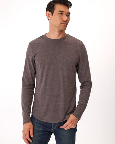 Kye Triblend Long Sleeve Crew Mens Tops Tshirt Long Threads 4 Thought 