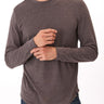 Kye Triblend Long Sleeve Crew Mens Tops Tshirt Long Threads 4 Thought 