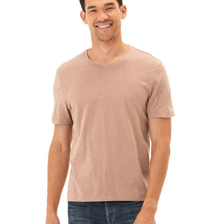 Slub Jersey V-Neck Tee Mens Tops Tshirt Short Threads 4 Thought 