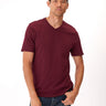 Short Sleeve Slub V-Neck Tee Mens Tops Tshirt Short Threads 4 Thought 