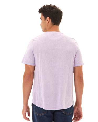 Baseline Short Sleeve Triblend Henley Mens Tops Tshirt Short Henley Threads 4 Thought 