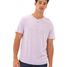 Baseline Short Sleeve Triblend Henley Mens Tops Tshirt Short Henley Threads 4 Thought 