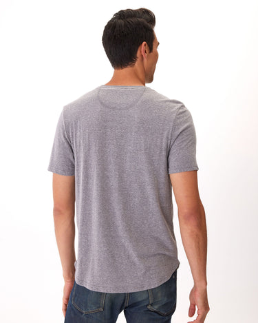 Baseline 2 Button Short Sleeve Henley Mens Tops Tshirt Short Threads 4 Thought 