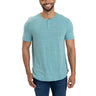 Baseline 2 Button Short Sleeve Henley Mens Tops Tshirt Short Threads 4 Thought 