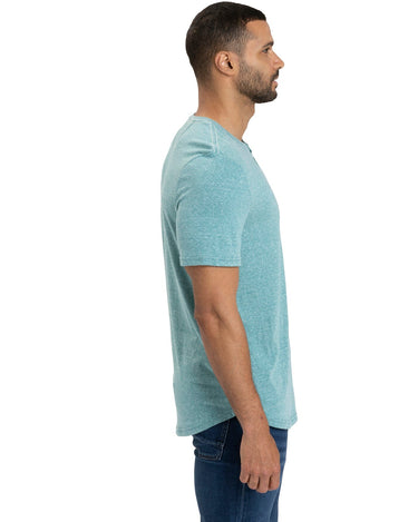 Baseline 2 Button Short Sleeve Henley Mens Tops Tshirt Short Threads 4 Thought 