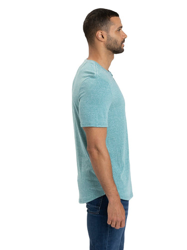 Baseline 2 Button Short Sleeve Henley Mens Tops Tshirt Short Threads 4 Thought 