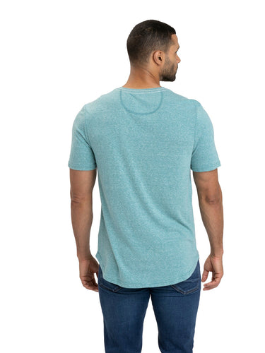 Baseline 2 Button Short Sleeve Henley Mens Tops Tshirt Short Threads 4 Thought 