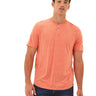 Baseline Short Sleeve Triblend Henley Mens Tops Tshirt Short Henley Threads 4 Thought 