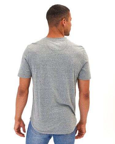 Baseline Triblend 2-Button SS Henley Mens Tops Tshirt Short Threads 4 Thought 