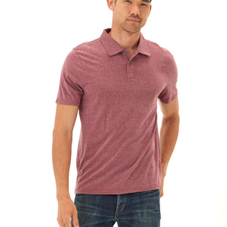 Baseline Triblend Jersey Polo Mens Tops Tshirt Short Polo Threads 4 Thought 