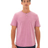 Baseline Short Sleeve Triblend Henley Mens Tops Tshirt Short Henley Threads 4 Thought 