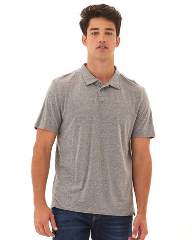 Baseline Triblend Jersey Polo Mens Tops Tshirt Short Polo Threads 4 Thought 