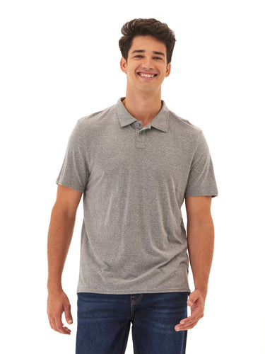 Baseline Triblend Jersey Polo Mens Tops Tshirt Short Polo Threads 4 Thought 