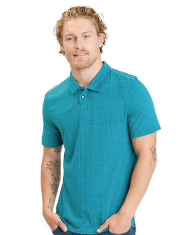 Baseline 2 Button Short Sleeve Polo Mens Tops Tshirt Short Threads 4 Thought 