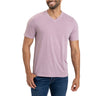 Mineral Wash Jersey V-Neck Tee Mens Tops Tshirt Short Threads 4 Thought 