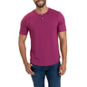 Frederick Luxe Jersey 2 Button Henley Mens Tops Tshirt Short Threads 4 Thought 