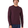 Frederick Luxe Jersey Long Sleeve Henley Mens Tops Tshirt Long Henley Threads 4 Thought 