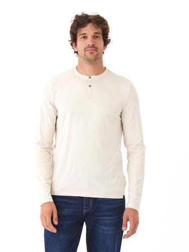 Frederick Luxe Jersey Long Sleeve Henley Mens Tops Tshirt Long Henley Threads 4 Thought 