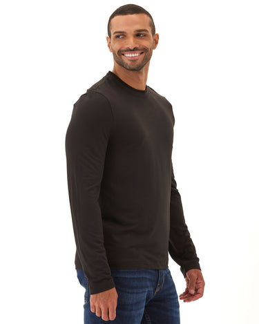 Parker Heather Luxe Jersey Double Rib Long Sleeve Crew Threads 4 Thought 