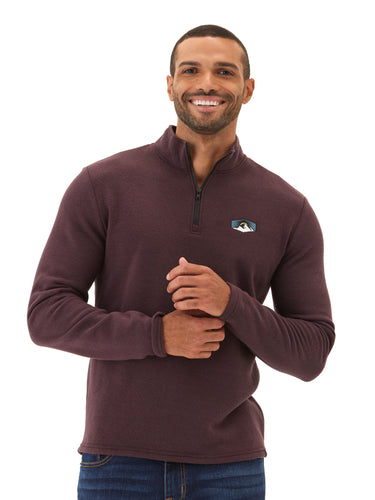 Kace Triblend Fleece Tall Peak Embroidered 1/4-Zip Threads 4 Thought 